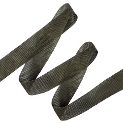 Окантовочная лента-бейка, цвет Тёмно-Серый 22мм (на отрез)  в Железногорске