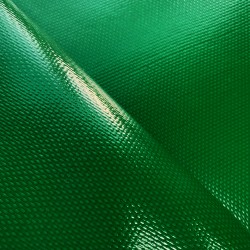 Тентовый материал ПВХ 600 гр/м2 плотная, Зелёный (Ширина 150см), на отрез  в Железногорске, 600 г/м2, 1189 руб