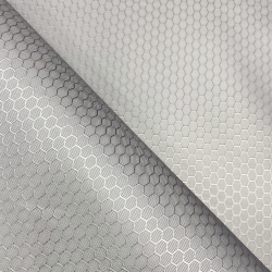 Ткань Оксфорд 300D PU Рип-Стоп СОТЫ, цвет Светло-Серый (на отрез)  в Железногорске