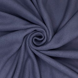 Ткань Флис Односторонний 130 гр/м2, цвет Темно-серый (на отрез)  в Железногорске
