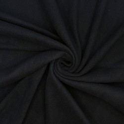 Флис Односторонний 130 гр/м2, цвет Черный (на отрез)  в Железногорске