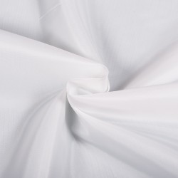 Ткань подкладочная Таффета 190Т, цвет Белый (на отрез)  в Железногорске