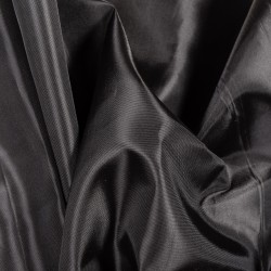 Ткань подкладочная Таффета 190Т, цвет Черный (на отрез)  в Железногорске