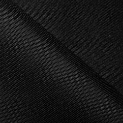 Прорезиненная ткань Оксфорд 600D ПВХ, Черный  в Железногорске, 340 г/м2, 359 руб