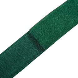 Контактная лента 40мм (38мм) цвет Зелёный (велькро-липучка, на отрез)  в Железногорске