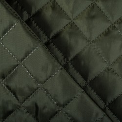 Стеганая подкладочная ткань с синтепоном (100гр/м2), цвет Хаки (на отрез)  в Железногорске