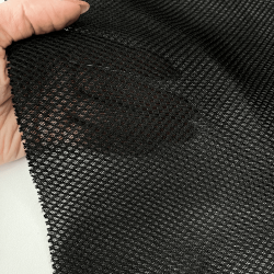 Сетка 3D трехслойная Air mesh 165 гр/м2, цвет Черный (на отрез)  в Железногорске